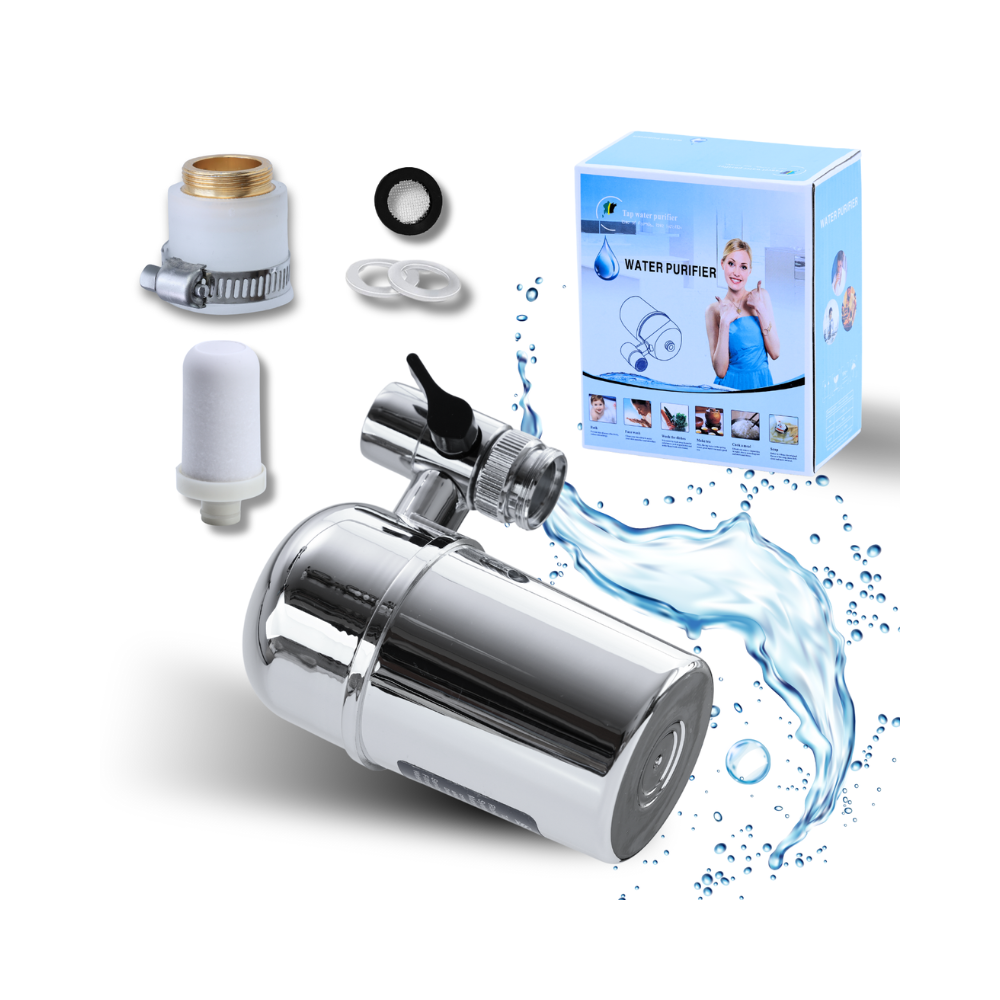 Filtru pentru apa de la robinet, cu 8 straturi de filtrare, 2 moduri de utilizare 6000l/zi