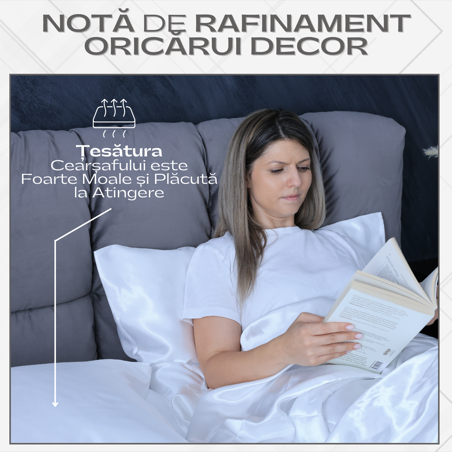 Set de Lenjerie de Pat din Satin – Rasfat si Eleganta pentru Nopti de Vis!