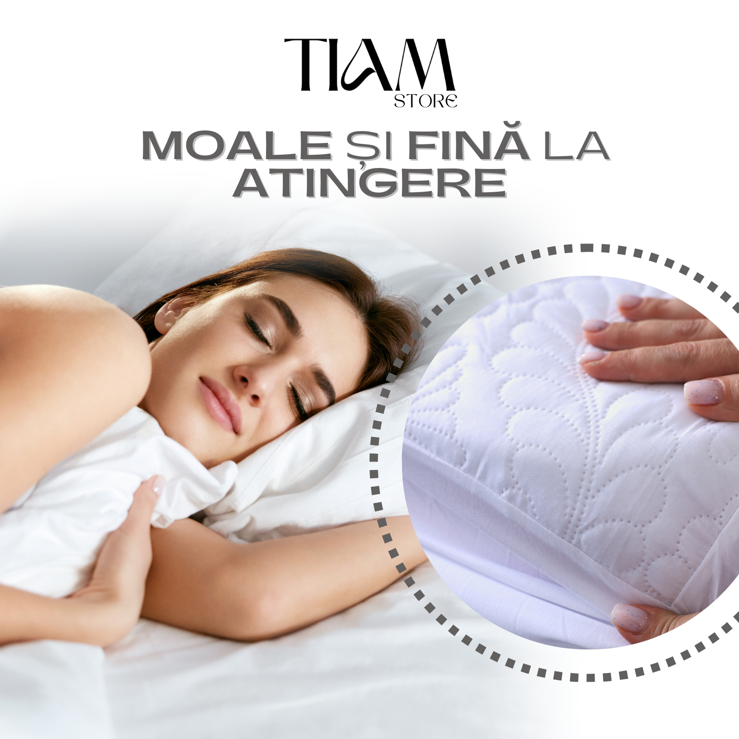 Husă Matlasată pentru Saltea – Albă, Impermeabilă