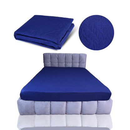 Protecție Impermeabilă pentru Salteaua Bebelușului, Albastră