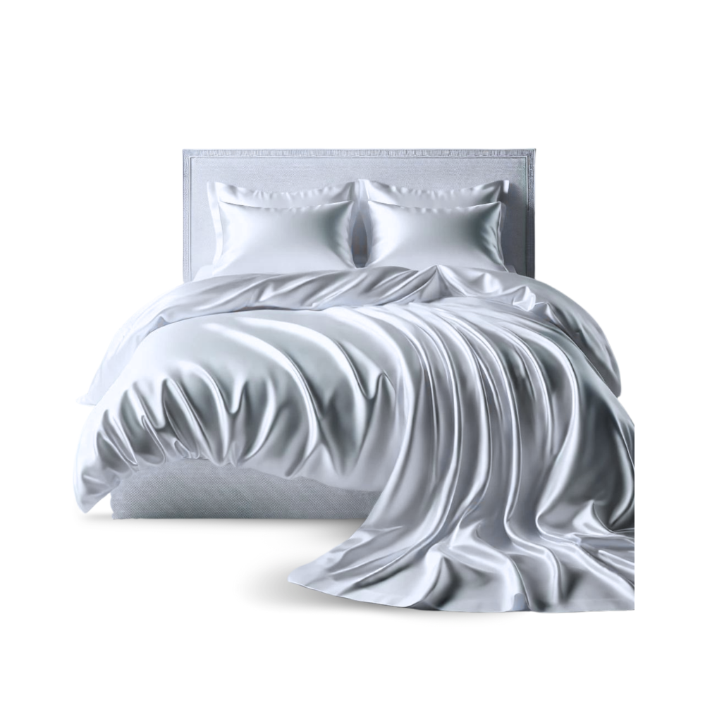 Set de Lenjerie de Pat din Satin – Rasfat si Eleganta pentru Nopti de Vis!