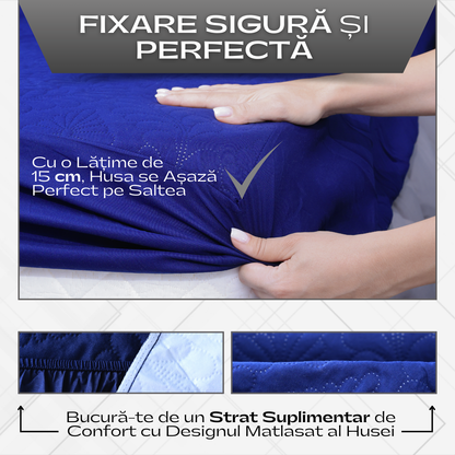 Protecție Impermeabilă pentru Salteaua Bebelușului, Albastră